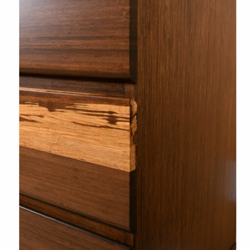 Solid bamboo no MDF, particle board or veneer