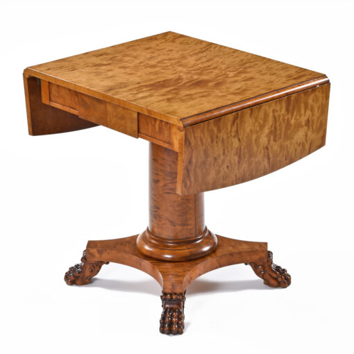 birch wood empire writing desk