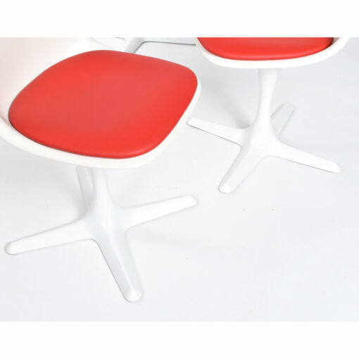 New white paint on Burke tulip chair bases