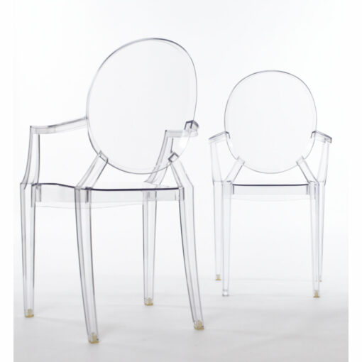 Authentic clear acrylic-ghost chairs