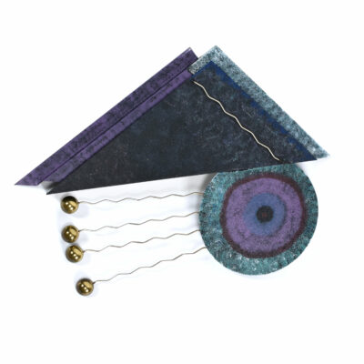 Curtis Jere Memphis eye metal wall sculpture