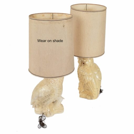 Damaged lamp shade