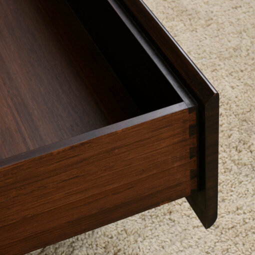 Solid bamboo wood drawers with dovetail