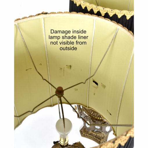 Lamp liner damage inside lamp shade