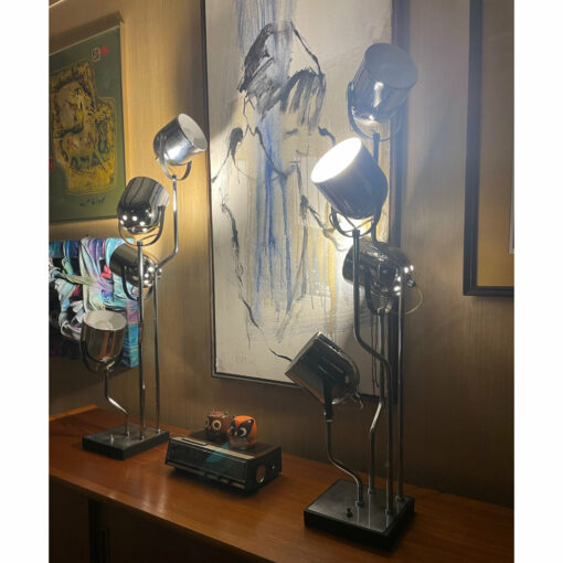 Lit Goffredo Reggiani spotlight lamp