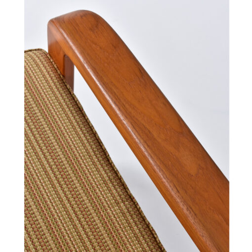 Solid teak armchair