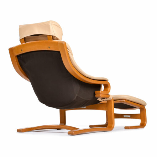 Danish leather sling chair by Skipper Mobler