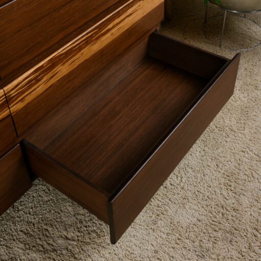 Solid bamboo wood drawers with dovetail