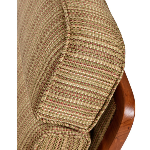 Striped beige fabric