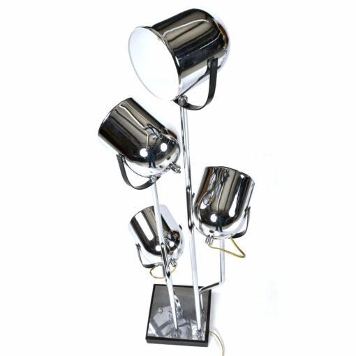 Vintage 1970s chrome spotlight table lamp