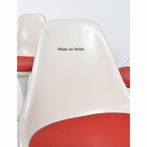 Wear on the finish on chair back