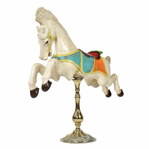C.W. Parker full size resin carousel horse