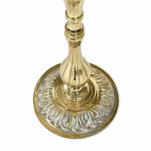 Brass carousel horse pededtal