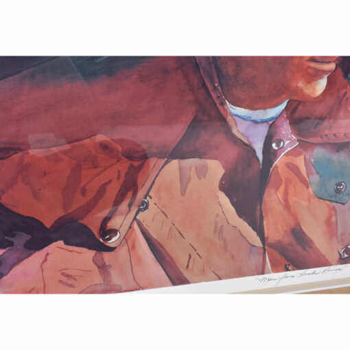 Cowboy western portrait wearing duster