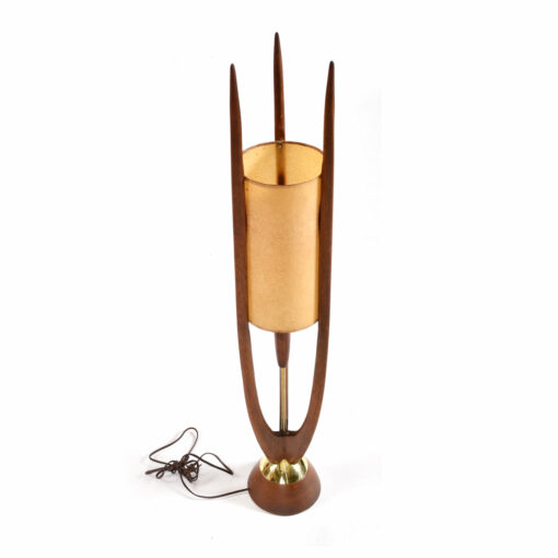 Mid-Century Modern Danish trident table lamp