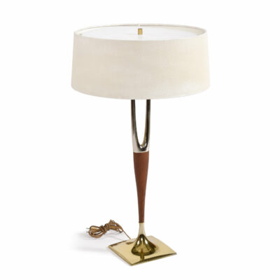 Gerald Thurston Wishbone lamp with original shade