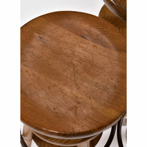 Scratches on bar stool seats