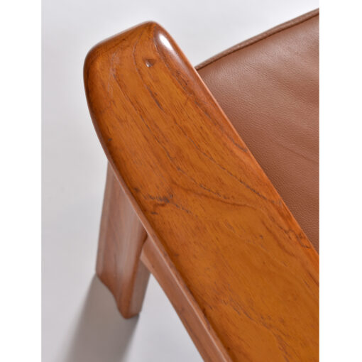 Solid teak arms