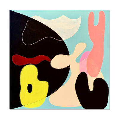 Pregnant Pause abstract geometric painting by William Haffner