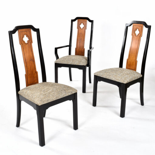 Chinese inspired dining chairs by Thomasville
