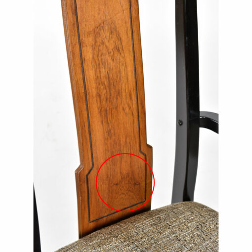 Blemish on base of back rest