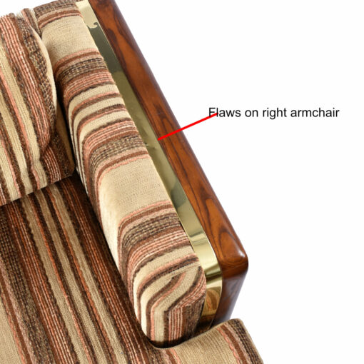 Flaws on right arm