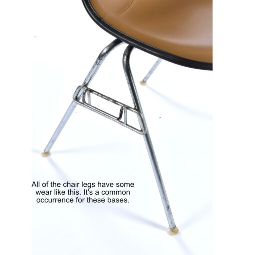 Typical wear on DSS Eames shell chair bases