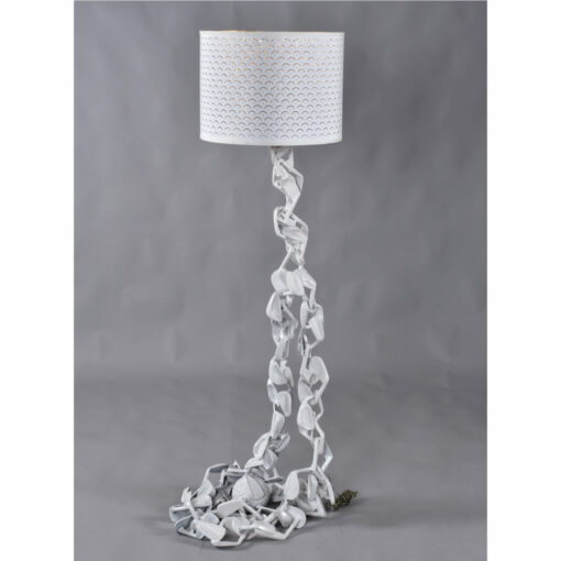 White golf club floor lamp
