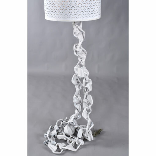Custom made golf club floor lamp
