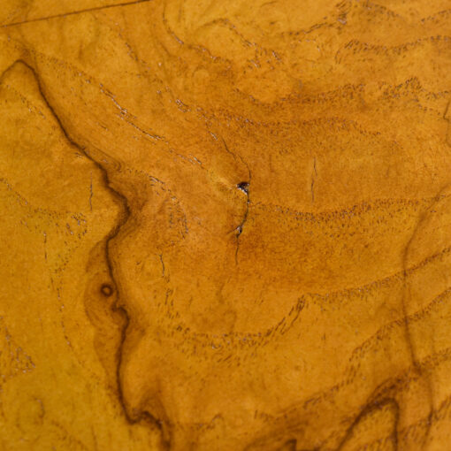 Burl wood Henredon round side table