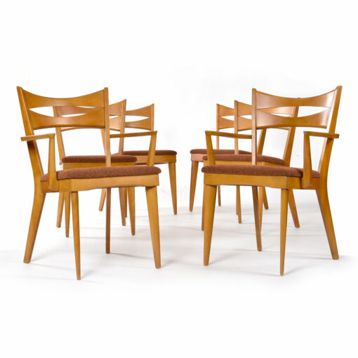 Cat's eye M 1553 A Heywood Wakefield dining chairs