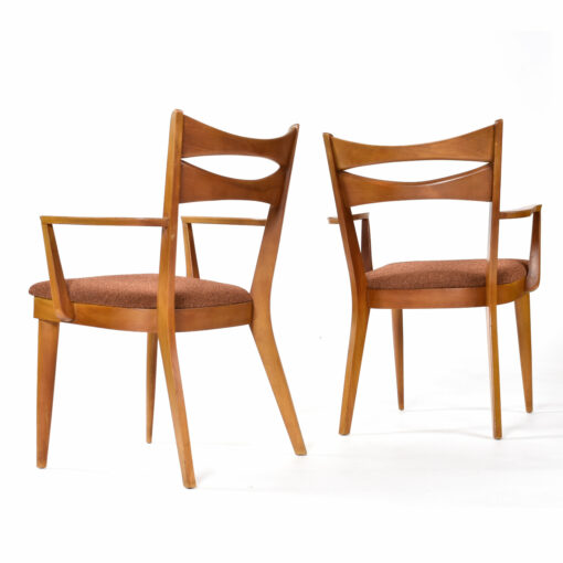 Back side Heywood Wakefield armchairs M1553A