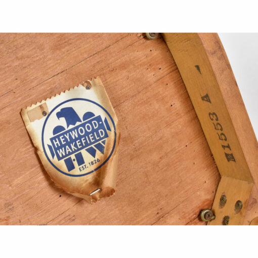 Paper M1553 A Heywood Wakefield label