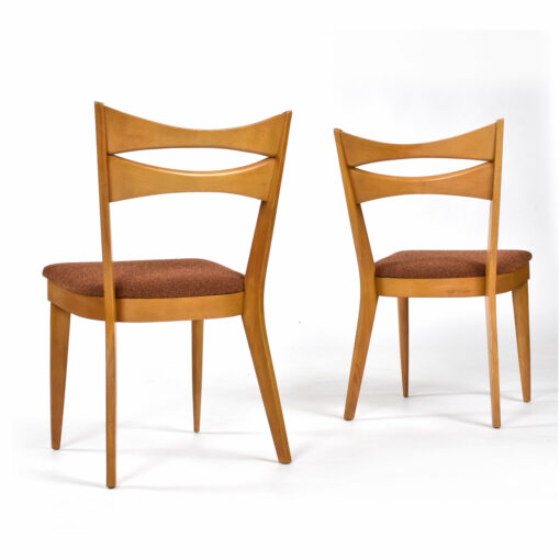 M1553A Heywood Wakefield wheat dining chairs