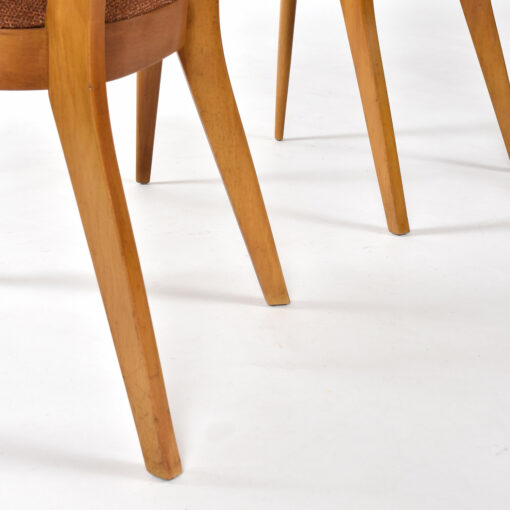 Blemishes on arm chair leg