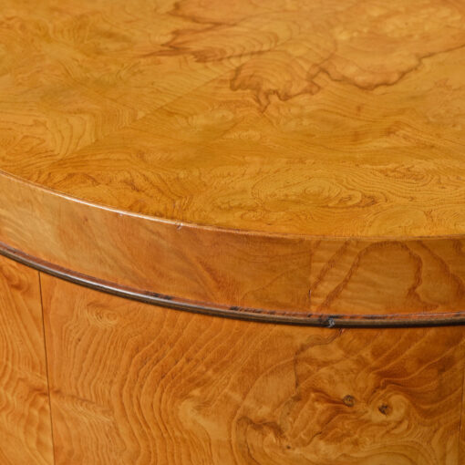 Burl wood Henredon side table