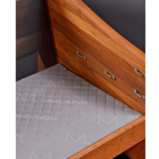 Quilted decking on Mikael Laursen Danish teak sofa