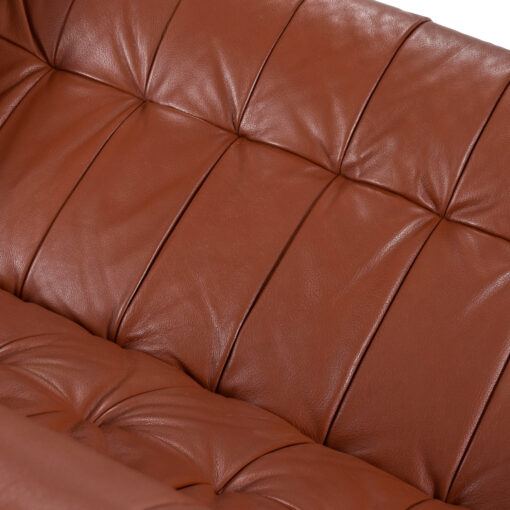 Percival Lafer loveseat sofa quilted leather