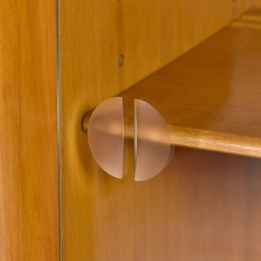 Etched glass handles