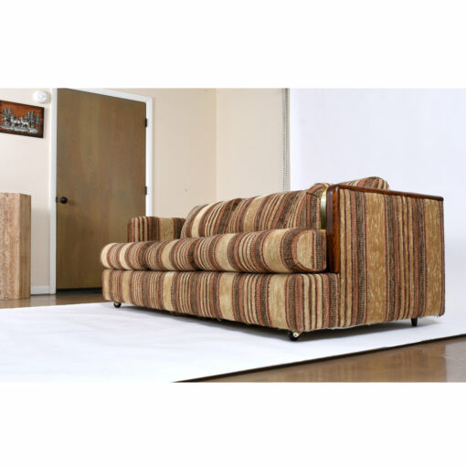 Striped 1970s vintage sofa