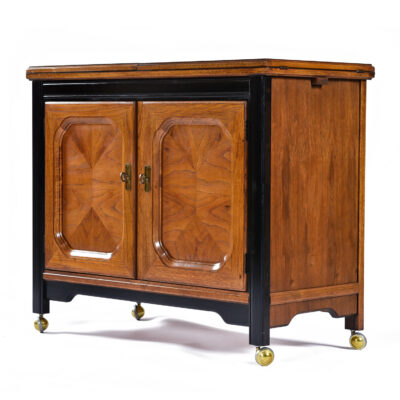 Thomasville Embassy campaign lacquer server cart