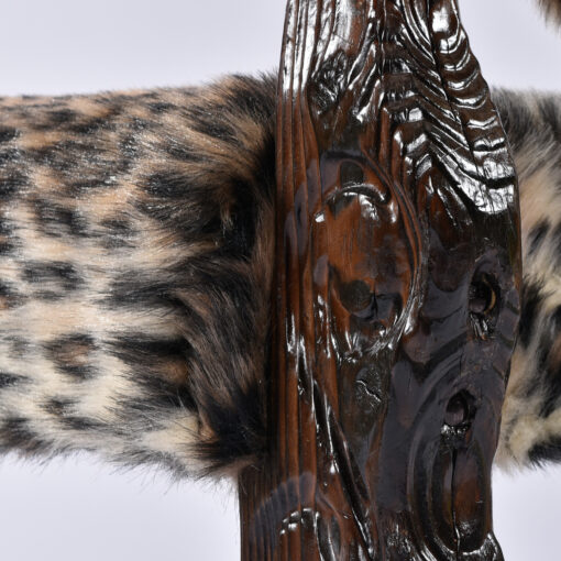 Hand carved wood on Witco chair