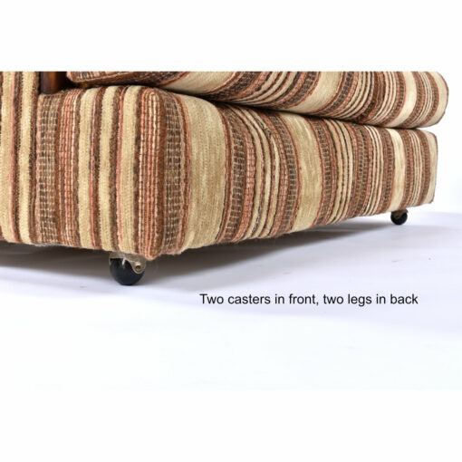 Vintage love seat on casters