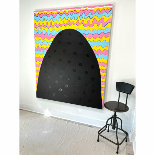 Large scale contemporary organic modern abstract painting by William Haffner