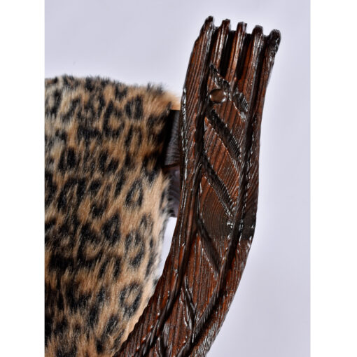 Hand carved cedar wood arms on Witco conquistador chairs