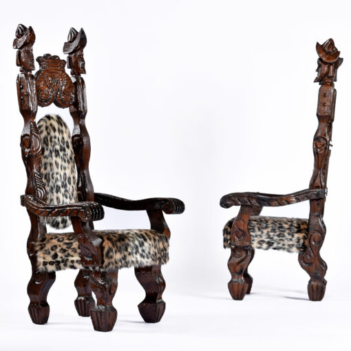 Witco Conquistador tiki throne chairs