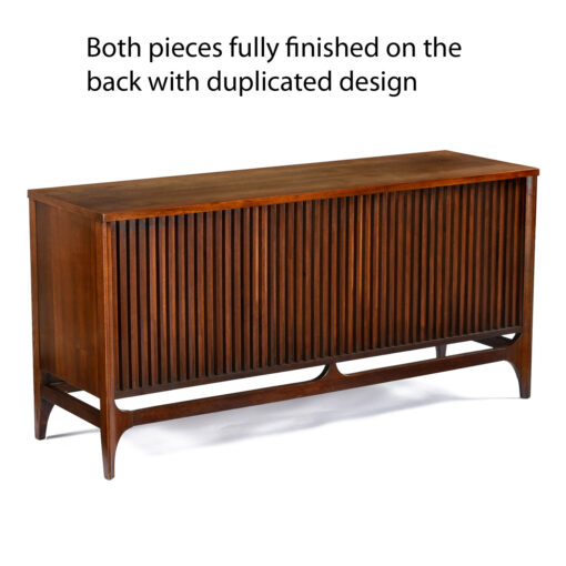 Broyhill Brasilia room divider is finished on the front and back sides