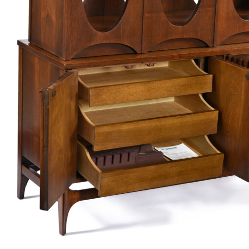Drawers inside Broyhill Brasilia room divider base