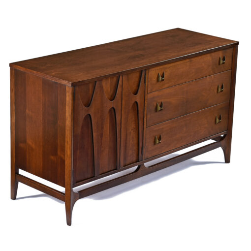 walnut Broyhill Brasilia credenza