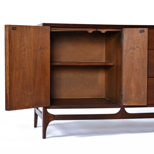 Single shelf inside cabinet of Broyhill Brasilia credenza